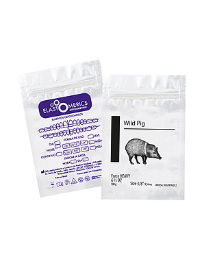 ELASTICOS INTRAORALES 3/8" PESADO (6.5 OZ) ORTHOMETRIC