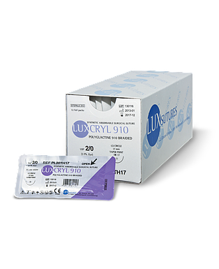 AGUJA DE SUTURA C/HILO #3/0 LUXCRYL LUXSUTURES