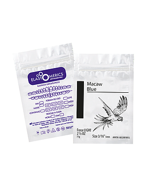 ELASTICOS INTRAORALES 3/16 LEVE (2.5 OZ) ORTHOMETRIC