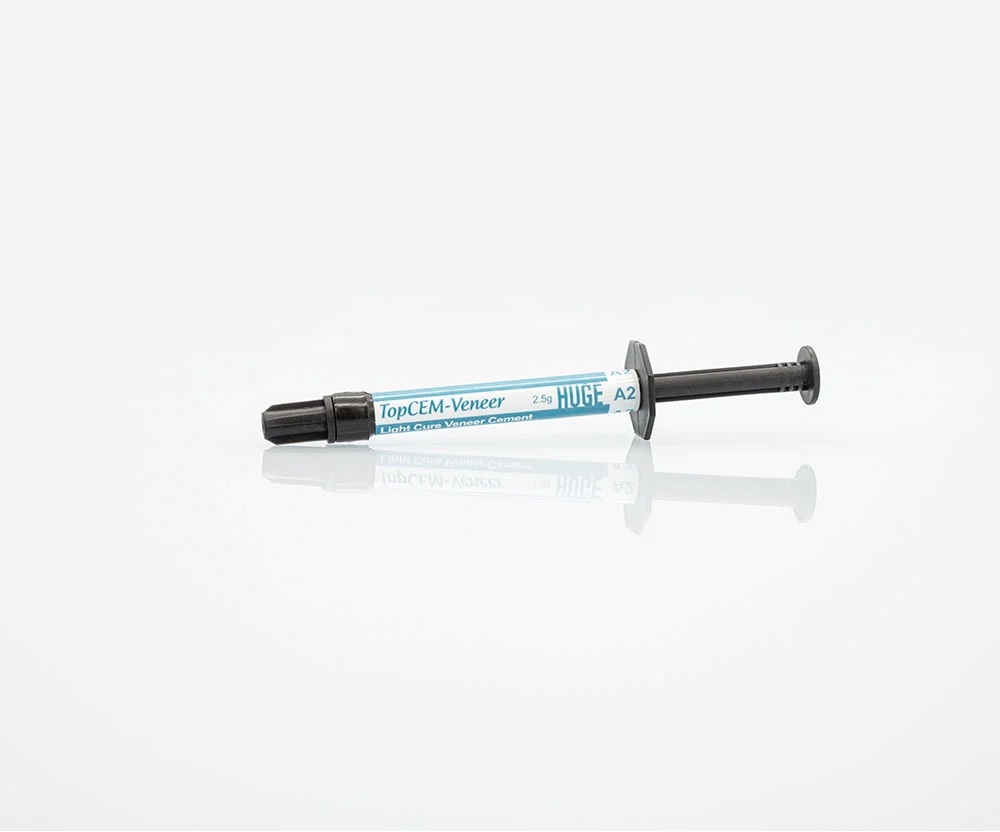 CEMENTO RESINOSO P/CARILLAS FOTO TOPCEM VENEER AESTHETIC (A1) HUGE DENTAL