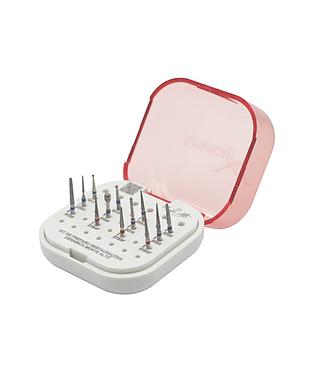 KIT FRESAS P/PREPARO CERAMICAS RAPHAEL MONTEALTO AMERICAN BURRS