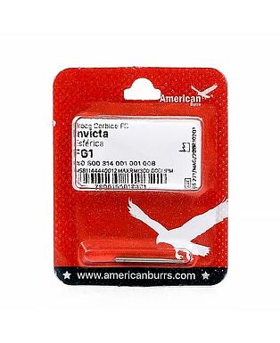 FRESA CARBIDE P/OPERATORIA FG1  ESFERICA RAZOR AMERICAN BURSS