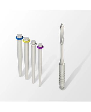 PERNO FIBRA VIDRIO LISO 0.5 C/FRESA INDUSBELLO