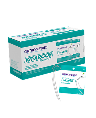 ARCO FLEXY NITI SUPER ELASTIC ORTHOMETRIC KIT 100 PAQUETES PROMO (REDONDOS+RECTANGULARES)