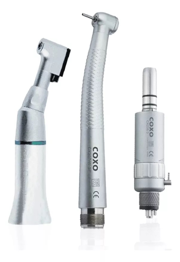 KIT TURBINA Y MICROMOTOR  C/CONTRANGULO Y PIEZA RECTA COXO