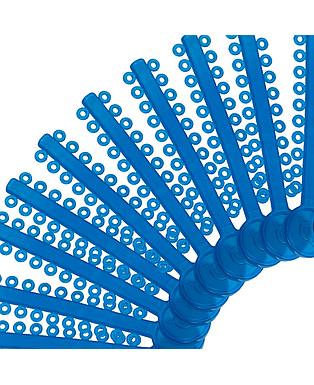 ELASTICOS LIGADURAS MODULAR AZUL CRISTAL ORTHOMETRIC