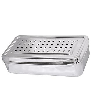 CAJA P/ESTERILIZAR METALICA PERFORADA 20X10X5CM GOLGRAN