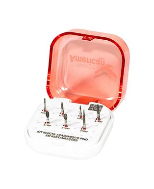 KIT FRESAS P/ACABADO FINO AMERICAN BURRS