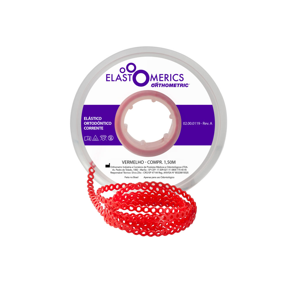 ELASTICOS CADENETA LARGO ROJO 1.5M ORTHOMETRIC