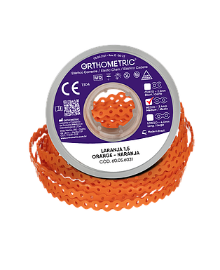ELASTICOS CADENETA MEDIO NARANJA 1.5M ORTHOMETRIC