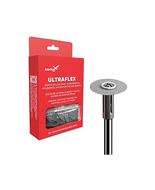 DISCO DE LIJA 3/8 ULTRAFLEX GRUESO 30/1 AMERICAN BURRS