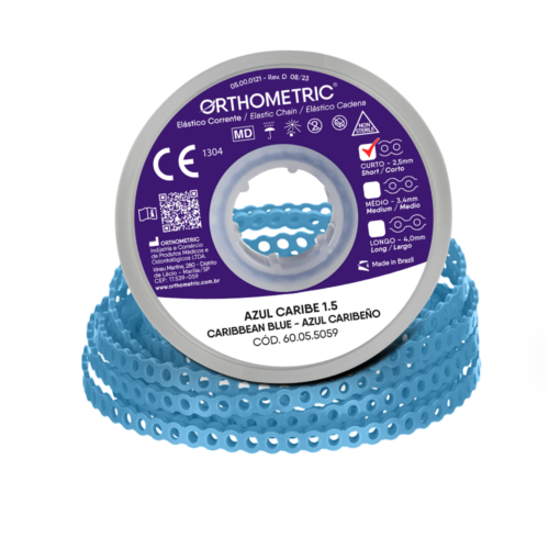 ELASTICOS CADENETA MEDIO AZUL CARIBEÑO 1.5M ORTHOMETRIC