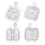 BRACKET ICERAM MBT ORTHOMETRIC KIT 1/1