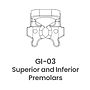 GRAPA P/AISLAMIENTO INDUSBELLO TRANSPARENTE G3 PREMOLARES SUP E INF KIT 15/1